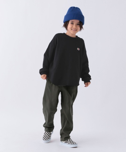 FRUIT OF THE LOOM（フルーツオブザルーム）の「【Fruit Of The Loom】スウェットプルオーバー(KIDS)（スウェット・キッズ・ブラック/パープル/アイボリー・120cm/110cm/140cm/130cm/150cm）」の10枚目の写真