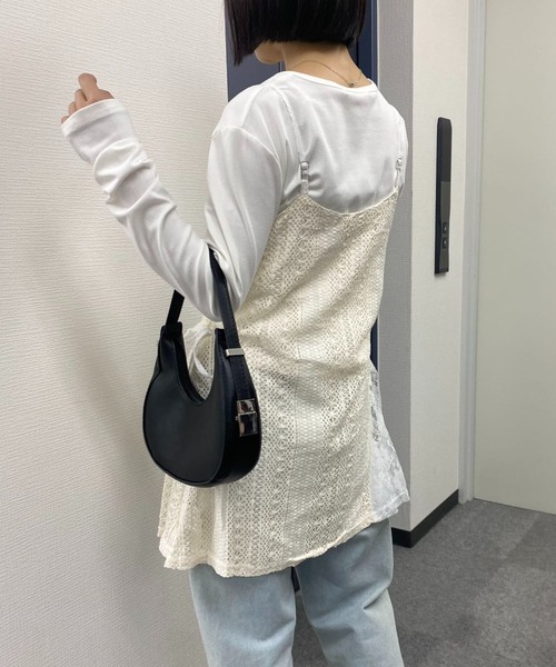 mebole（メボレ）の「ウエストマークレイヤードキャミワンピース（ワンピース・レディース・アイボリー・FREE）」の14枚目の写真