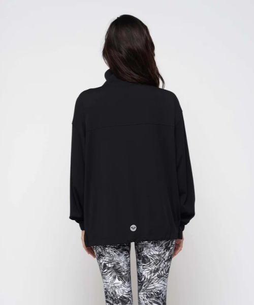 ROXY(ロキシー)の「FEELING COZY/ロキシーハーフジップスウェットトレーナー(スウェット・レディース・チャコールグレー/ブラック・LARGE/MEDIUM/SMALL)」の9枚目の写真