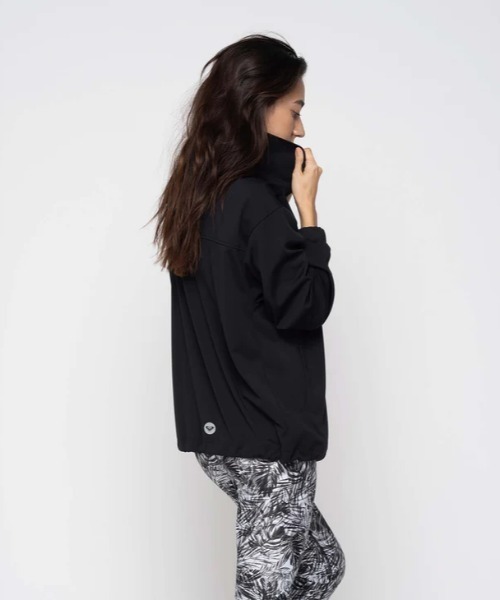 ROXY(ロキシー)の「FEELING COZY/ロキシーハーフジップスウェットトレーナー(スウェット・レディース・チャコールグレー/ブラック・LARGE/MEDIUM/SMALL)」の7枚目の写真