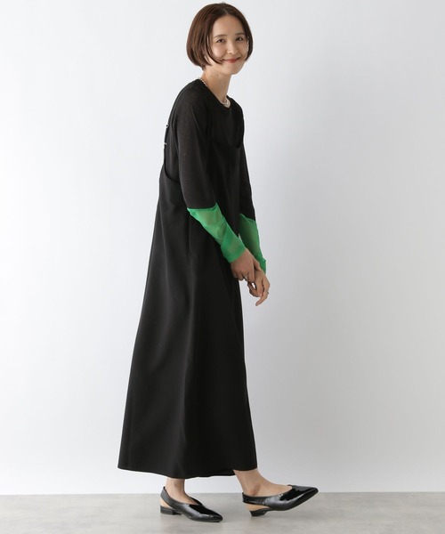 LEPSIM（レプシィム）の「スカーチョサロペット2　140805（その他パンツ・レディース・ブラック/チャコールグレー・FREE）」の6枚目の写真