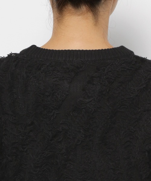 たろー フリンジドルマンニットロングスリーブ 149248（ニット/セーター