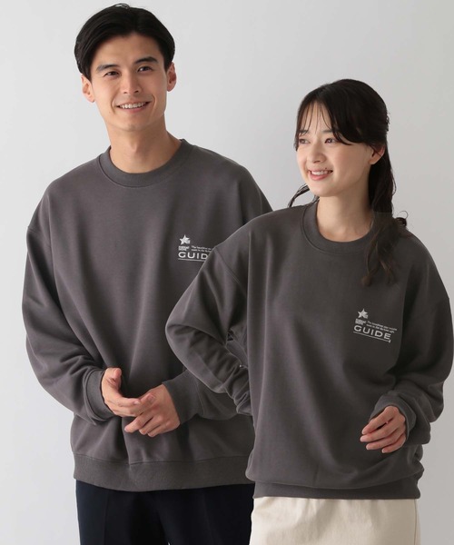 GLOBAL WORK Smile Seed Store(グローバルワーク スマイルシードストア)の「裏毛胸ロゴスウェット/115932(スウェット・メンズ・ライトグレー/チャコール/アイボリー/ブラック・LARGE/MEDIUM/X-LARGE/SMALL)」の4枚目の写真