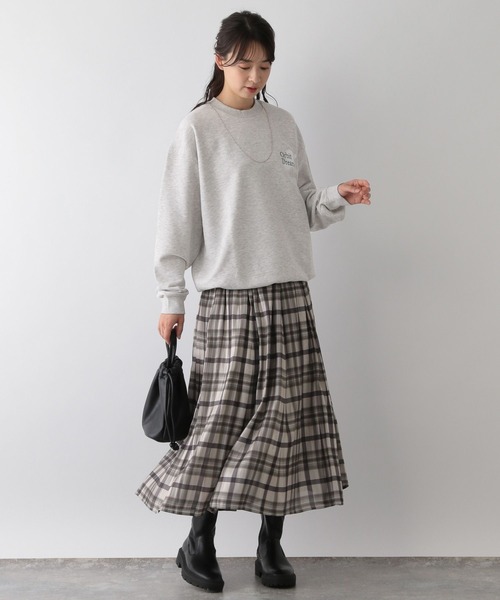 GLOBAL WORK Smile Seed Store(グローバルワーク スマイルシードストア)の「裏毛胸ロゴスウェット/115932(スウェット・メンズ・ライトグレー/チャコール/アイボリー/ブラック・LARGE/MEDIUM/X-LARGE/SMALL)」の11枚目の写真