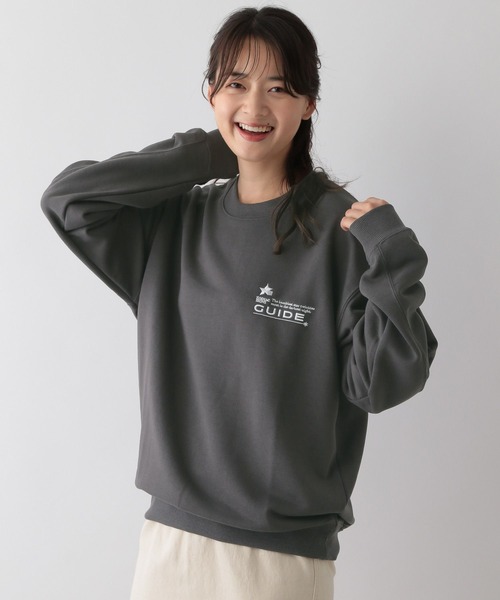 GLOBAL WORK Smile Seed Store(グローバルワーク スマイルシードストア)の「裏毛胸ロゴスウェット/115932(スウェット・メンズ・ライトグレー/チャコール/アイボリー/ブラック・LARGE/MEDIUM/X-LARGE/SMALL)」の15枚目の写真