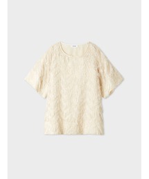 MIESROHE（ミースロエ）の「カットジャガードトップス（Tシャツ/カットソー）」