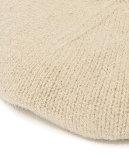 SHIPS（シップス）の「SHIPS KIDS:ニット ベレー帽（ハンチング/ベレー帽・キッズ・ブラック/サンドベージュ・MEDIUM/SMALL）」の5枚目の写真