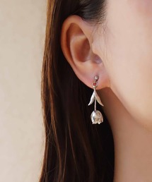 saran jewelry/キュート フラワー ピアス