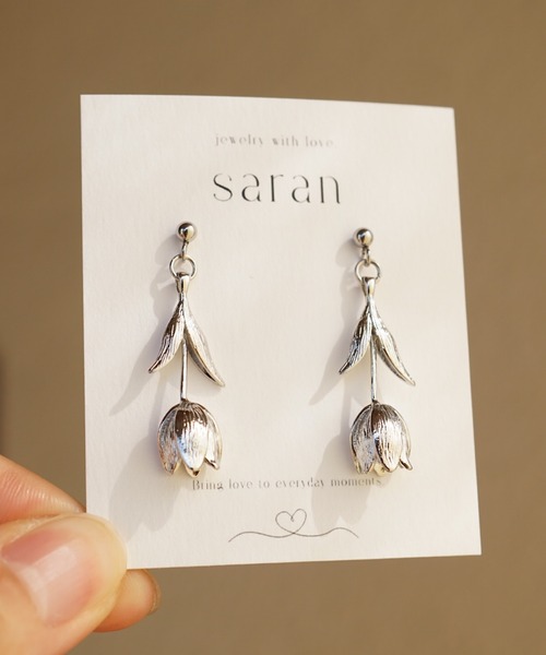 CERCA(チェルカ)の「saran jewelry/キュート フラワー ピアス(ピアス(両耳用)・レディース・シルバー/ゴールド・FREE)」の5枚目の写真