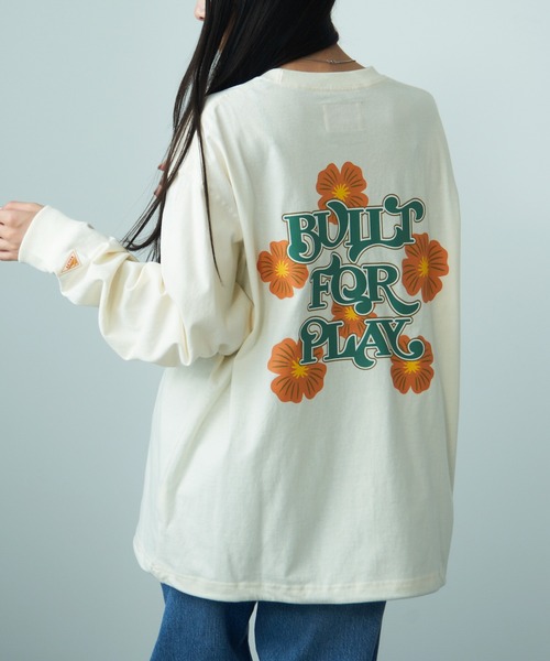 KELTY(ケルティ)の「【KELTY】Vintage Flower Design L/S T-shirt KE24213104(Tシャツ/カットソー・レディース・アイボリー/ブラック/レッド系2・L/M)」の20枚目の写真
