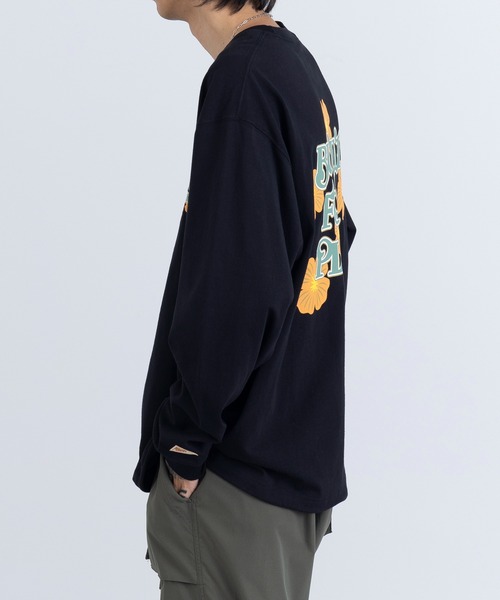KELTY(ケルティ)の「【KELTY】Vintage Flower Design L/S T-shirt KE24213104(Tシャツ/カットソー・レディース・アイボリー/ブラック/レッド系2・L/M)」の11枚目の写真