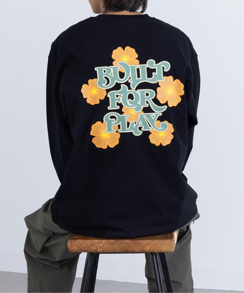KELTY(ケルティ)の「【KELTY】Vintage Flower Design L/S T-shirt KE24213104(Tシャツ/カットソー・レディース・アイボリー/ブラック/レッド系2・L/M)」の12枚目の写真