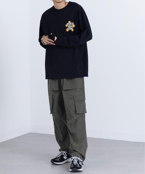KELTY(ケルティ)の「【KELTY】Vintage Flower Design L/S T-shirt KE24213104(Tシャツ/カットソー・レディース・アイボリー/ブラック/レッド系2・L/M)」の13枚目の写真