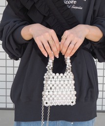 minia（ミニア）の「2WAYビーズミニバッグ ＜ ハンド・ショルダー ＞（ショルダーバッグ）」