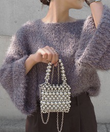 minia | 2WAYビーズミニバッグ ＜ ハンド・ショルダー ＞(ショルダーバッグ)