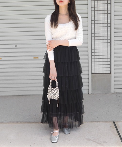 minia（ミニア）の「2WAYビーズミニバッグ ＜ ハンド・ショルダー ＞（ショルダーバッグ・レディース・ホワイト/ブラック/シルバー・FREE）」の19枚目の写真