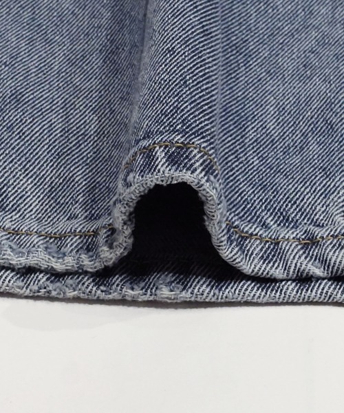 coca（coca）（コカ）の「ヴィンテージライクセミワイドデニム（デニムパンツ・レディース・ライトブルー/グレー・S/M/L）」の15枚目の写真