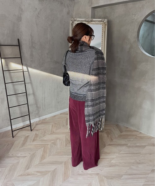 【セール】ラメ入りニットプルオーバー《洗濯機で洗える》（ニット/セーター）｜ENIM BY VICKY（エニムバイビッキー）