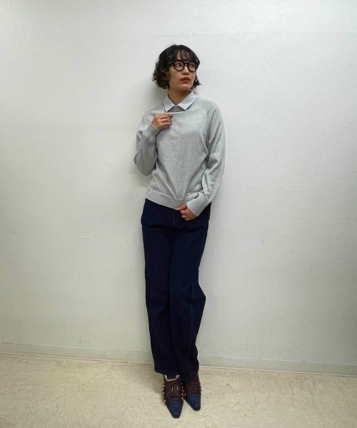 【セール】ラメ入りニットプルオーバー《洗濯機で洗える》（ニット/セーター）｜ENIM BY VICKY（エニムバイビッキー）