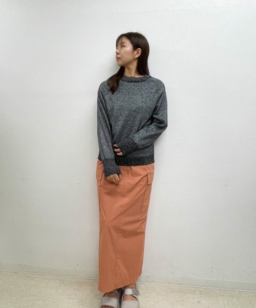 【セール】ラメ入りニットプルオーバー《洗濯機で洗える》（ニット/セーター）｜ENIM BY VICKY（エニムバイビッキー）