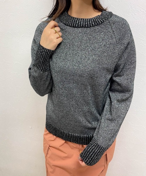 【セール】ラメ入りニットプルオーバー《洗濯機で洗える》（ニット/セーター）｜ENIM BY VICKY（エニムバイビッキー）