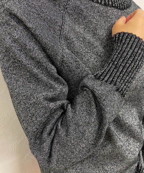 【セール】ラメ入りニットプルオーバー《洗濯機で洗える》（ニット/セーター）｜ENIM BY VICKY（エニムバイビッキー）