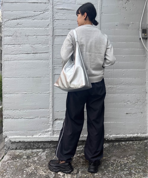 【セール】ラメ入りニットプルオーバー《洗濯機で洗える》（ニット/セーター）｜ENIM BY VICKY（エニムバイビッキー）