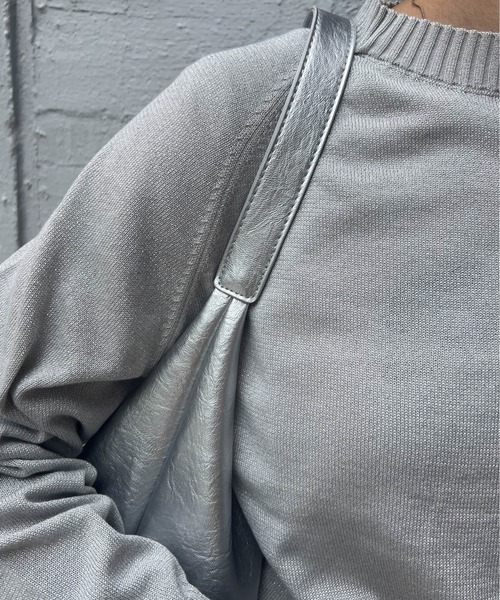 【セール】ラメ入りニットプルオーバー《洗濯機で洗える》（ニット/セーター）｜ENIM BY VICKY（エニムバイビッキー）