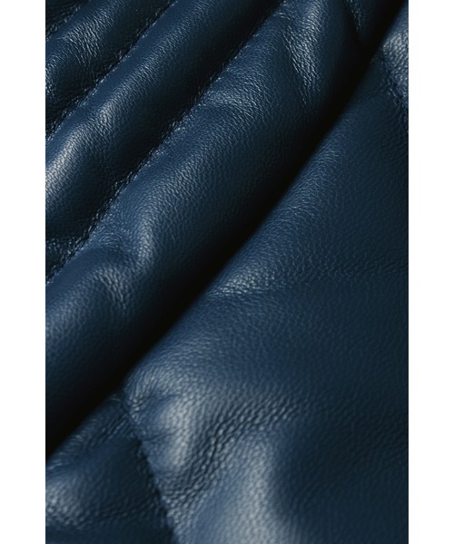 TORNADO MART（トルネードマート）の「TORNADO MART∴コンビレザーダウンブルゾン（ブルゾン・メンズ・ブルー/ブラック・M/L/LL）」の21枚目の写真