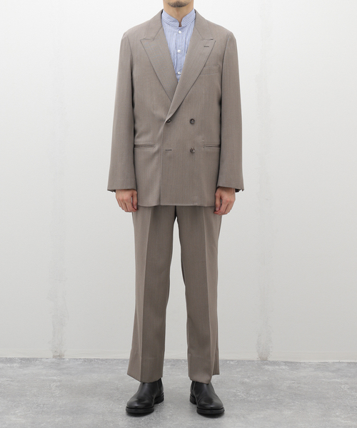EDIFICE(エディフィス)の「【La.French】2タックパンツ (Whip cord)(スラックス・メンズ・ベージュ/ブラウン・SMALL/MEDIUM/LARGE)」の3枚目の写真