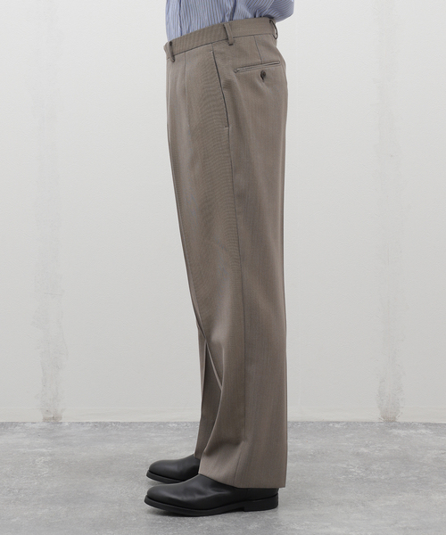 EDIFICE(エディフィス)の「【La.French】2タックパンツ (Whip cord)(スラックス・メンズ・ベージュ/ブラウン・SMALL/MEDIUM/LARGE)」の5枚目の写真