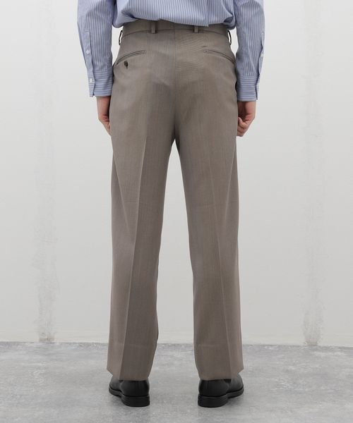 EDIFICE(エディフィス)の「【La.French】2タックパンツ (Whip cord)(スラックス・メンズ・ベージュ/ブラウン・SMALL/MEDIUM/LARGE)」の6枚目の写真