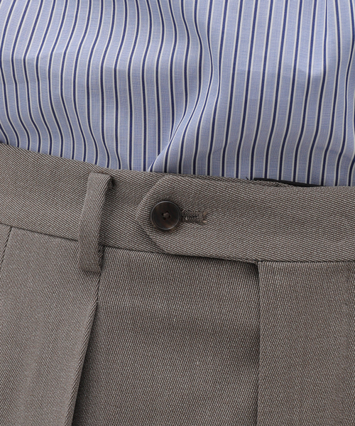 EDIFICE(エディフィス)の「【La.French】2タックパンツ (Whip cord)(スラックス・メンズ・ベージュ/ブラウン・SMALL/MEDIUM/LARGE)」の11枚目の写真