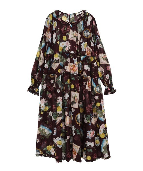 ハンドメイド作家 mifumi ブーケのワンピース ハンドメイド作家 mifumi ブーケのワンピース MIFUMI（服飾作家