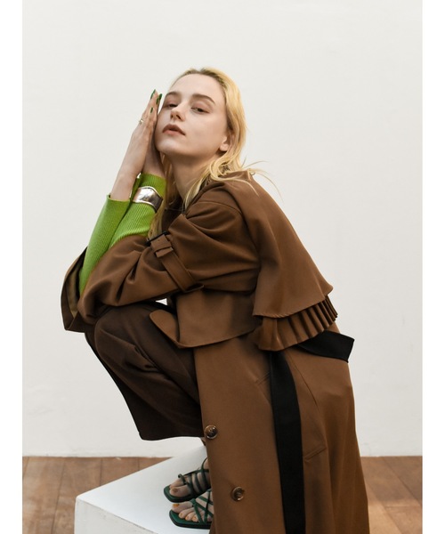 KATRIN TOKYO トレンチコート2way trench lemon オンライン