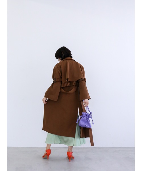 katrin tokyo トレンチコート フリル 最 安値 で