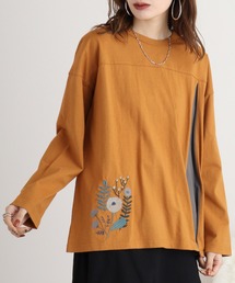 EMAGO ﾚｲﾔｰﾄﾞ風刺繍ﾌﾟﾙｵｰﾊﾞｰ