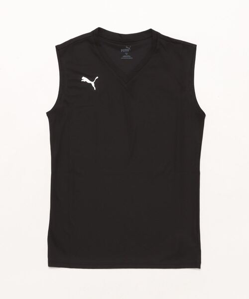 PUMA（プーマ）の「《PUMA》ジュニアSLインナーシャツ（タンクトップ・キッズ・ホワイト/ブラック・160/150/140/130）」の2枚目の写真