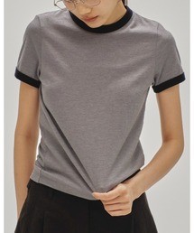 TODAYFUL（トゥデイフル）の「Compact Ringer Tee（Tシャツ