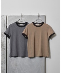 TODAYFUL（トゥデイフル）の「Compact Ringer Tee（Tシャツ