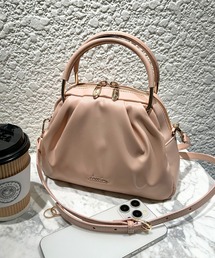 dazzlin/ダズリン ドレープメタルハンドル 2wayバッグ