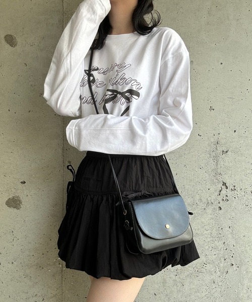 merrylatte（メリーラテ）の「ミニショルダーバッグ（ショルダーバッグ・レディース・ブラック/ダークブラウン・FREE）」の9枚目の写真