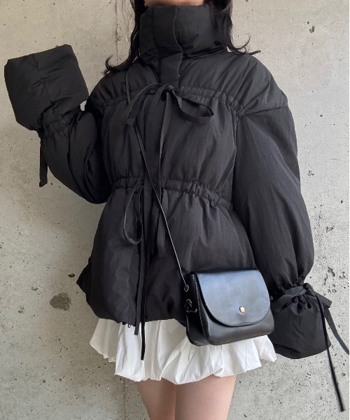 merrylatte（メリーラテ）の「ミニショルダーバッグ（ショルダーバッグ・レディース・ブラック/ダークブラウン・FREE）」の10枚目の写真