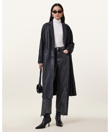 ALLSAINTS｜オールセインツのチェスターコート（ブラック/黒色系）通販