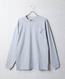 【T9】【CARHARTT/カーハート】LONG SLEEVE WORKWEAR POCKET ヘビーオンスビッグシルエットポケットロンT K126