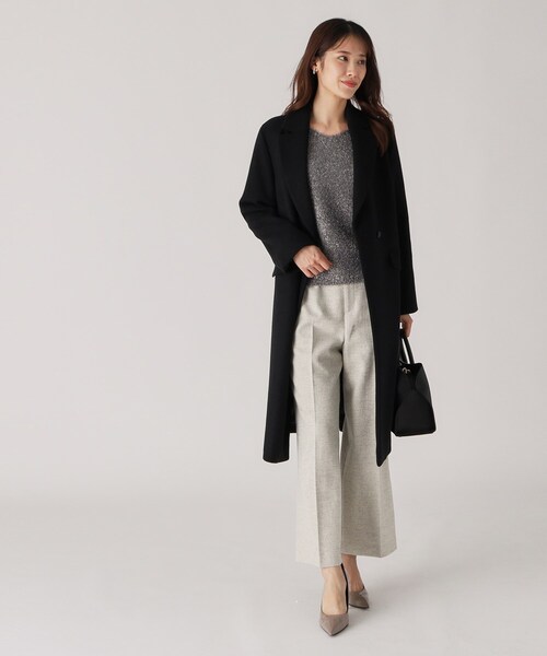 【セール】【日本製】きれいめにもカジュアルにも！美シルエットのチェスター風コート（チェスターコート）｜COUP DE CHANCE（クードシャンス）