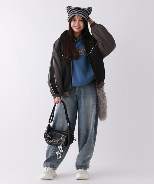 楽天市場】【SALE／50%OFF】カラーブロックブルゾン repipi