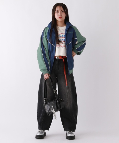 repipi armario（レピピ アルマリオ）の「カラーブロックキルトブルゾン（ブルゾン・キッズ・ブラック/ネイビー/ベージュ・LARGE/MEDIUM/SMALL）」の22枚目の写真