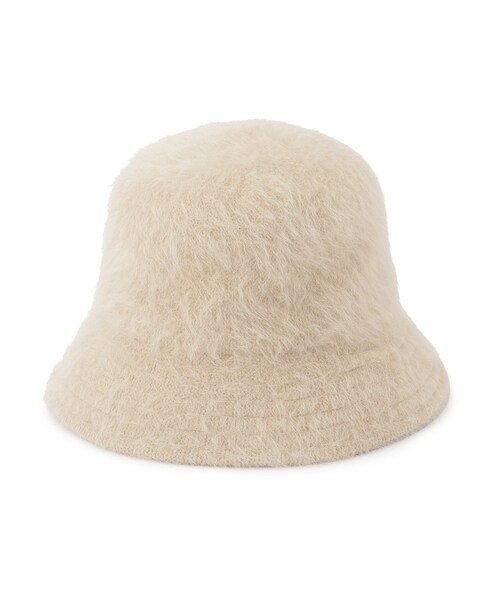 SHOO・LA・RUE（シューラルー）の「シャギーバケットハット（ハット・レディース・ベージュ/アイボリー/ブラック/グレー・00）」の4枚目の写真