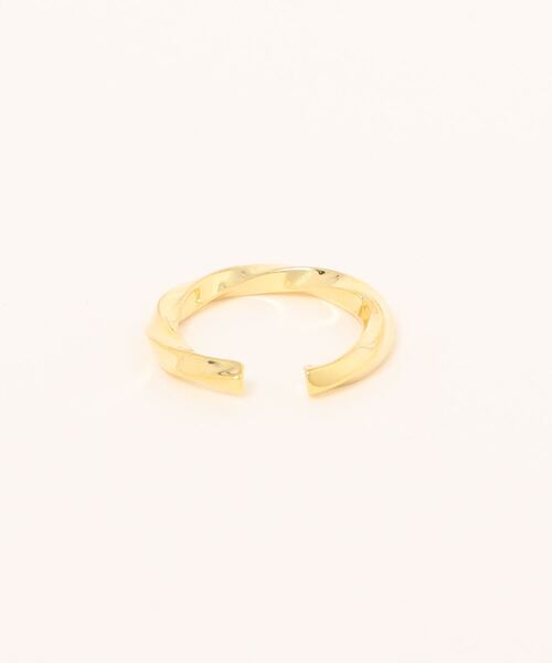 ARCHIVER(アーカイバ)の「【sterling silver】 フリーサイズ ツイストリング(リング・レディース・シルバー/ゴールド・FREE)」の3枚目の写真